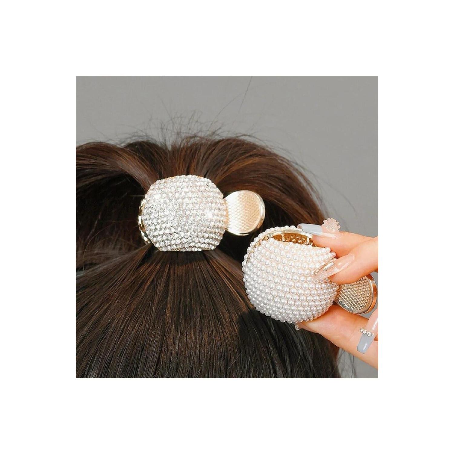 

Жемчужная пряжка для хвоста кремовый