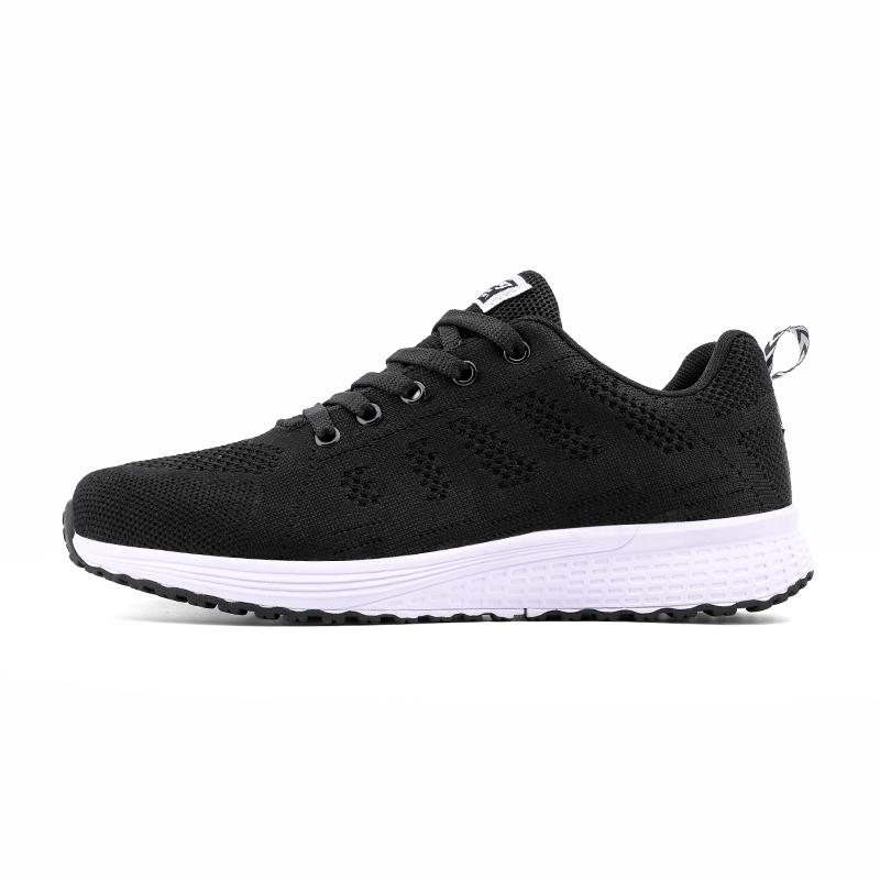 fashion 2024 Trendyol Four Seasons Mesh Shallow Mouth Round Toe Flat Sneakers Comfortable Breathable Casual Sport Women's Shoes