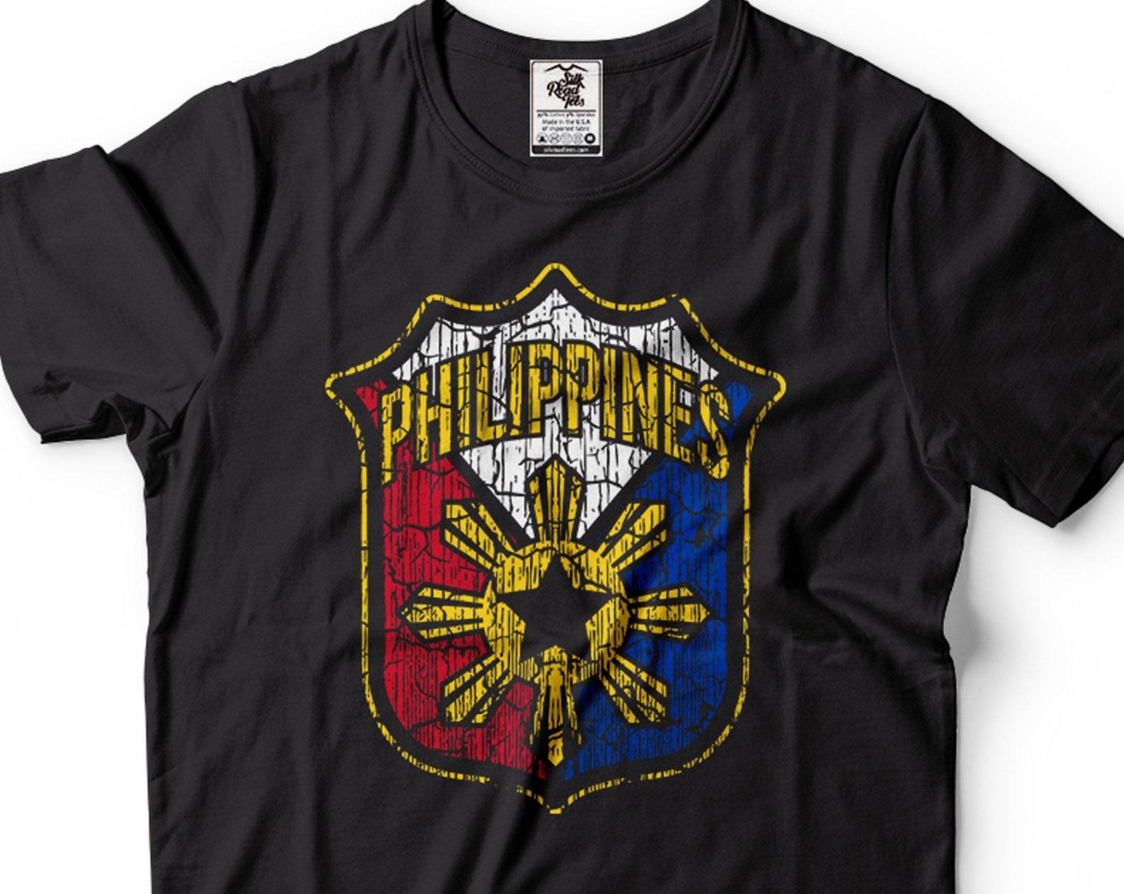 Philippines Flag Logo Shirt: Filipino Pride Gift XL