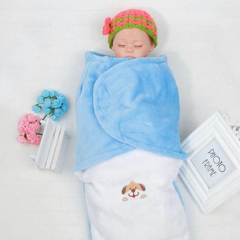 

Новорожденный ребенок унисекс 0-6 месяцев приемные одеяла мультяшный стиль хлопковые детские пеленки синий