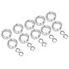 10Pcs Bird Parrots Leg Ring Outdoor Fly Training Activity Opening Clip Accessories#12