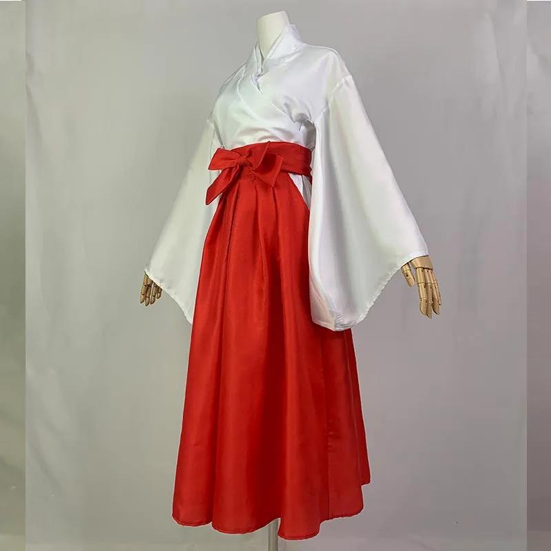 Anime Cosplay Costume For Women Jujutsu Kaisen Kimono Miko Japanese Hakama Outifits For Halloween Iori Utahime Red