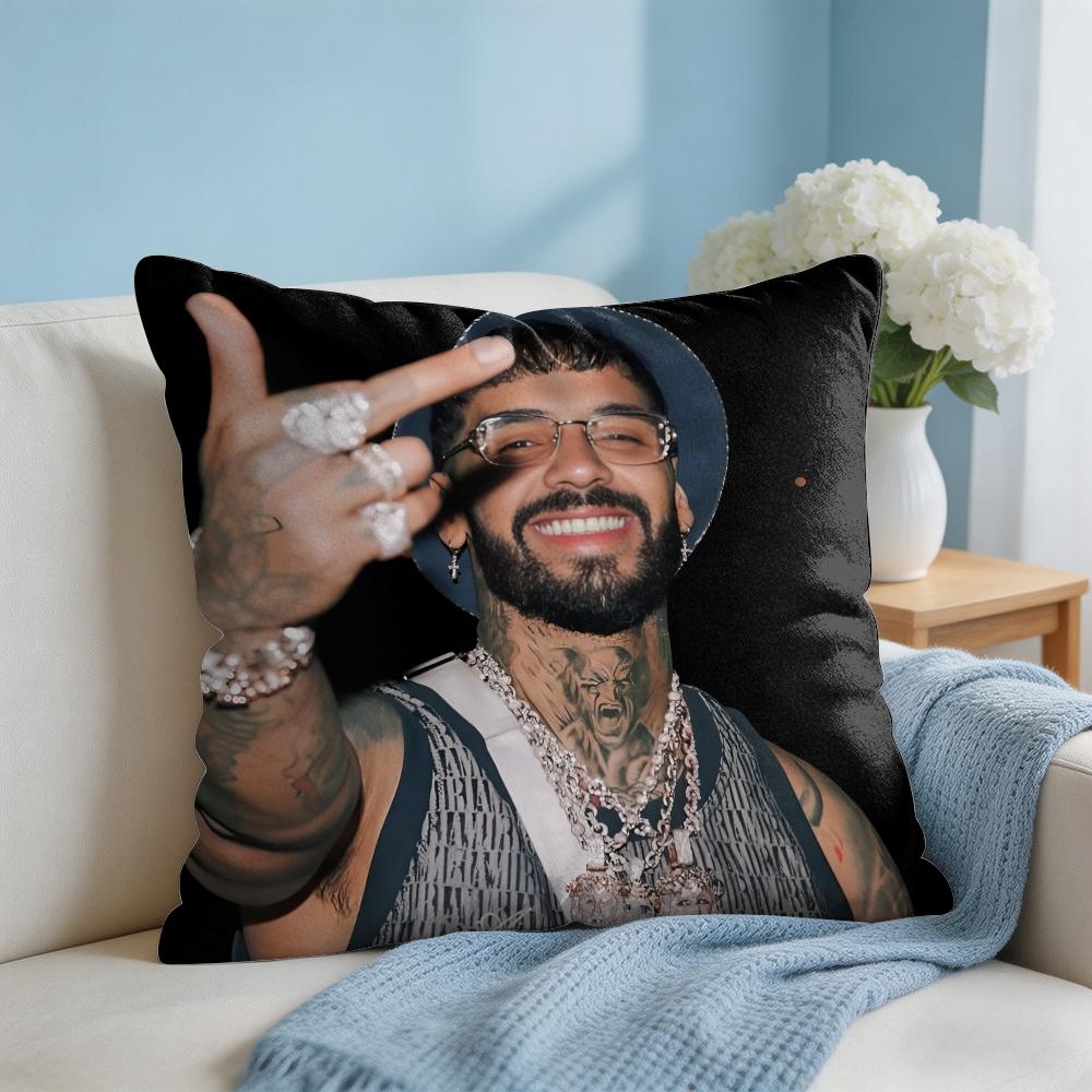 Fashion Singer AAnuel AA Cushion Cover Square Pillow Bedroom Sofa Leisure Comfort Living Room Home Decoration X