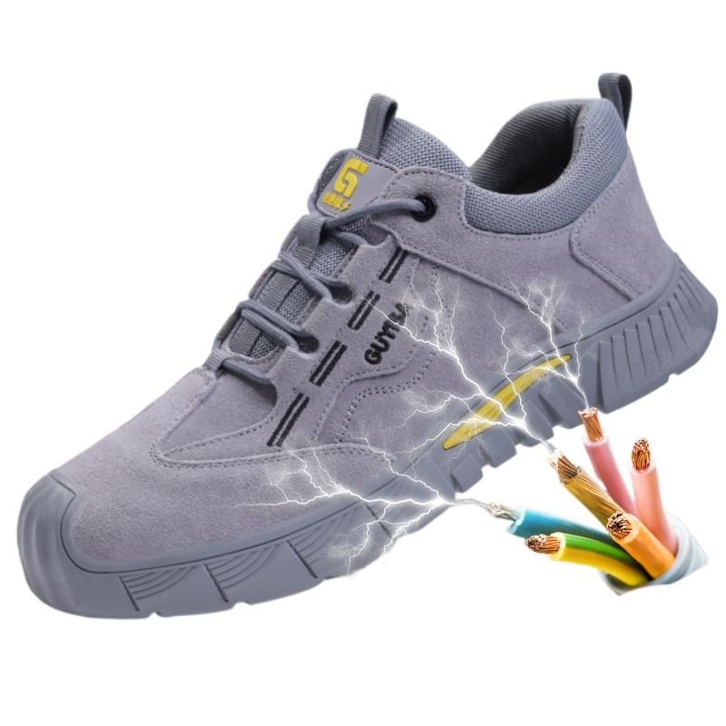 Insulated Shoes Men's Plastic Bag Head Anti-smashing and Anti-piercing Protective Insulation 10KV Electrical Shoes