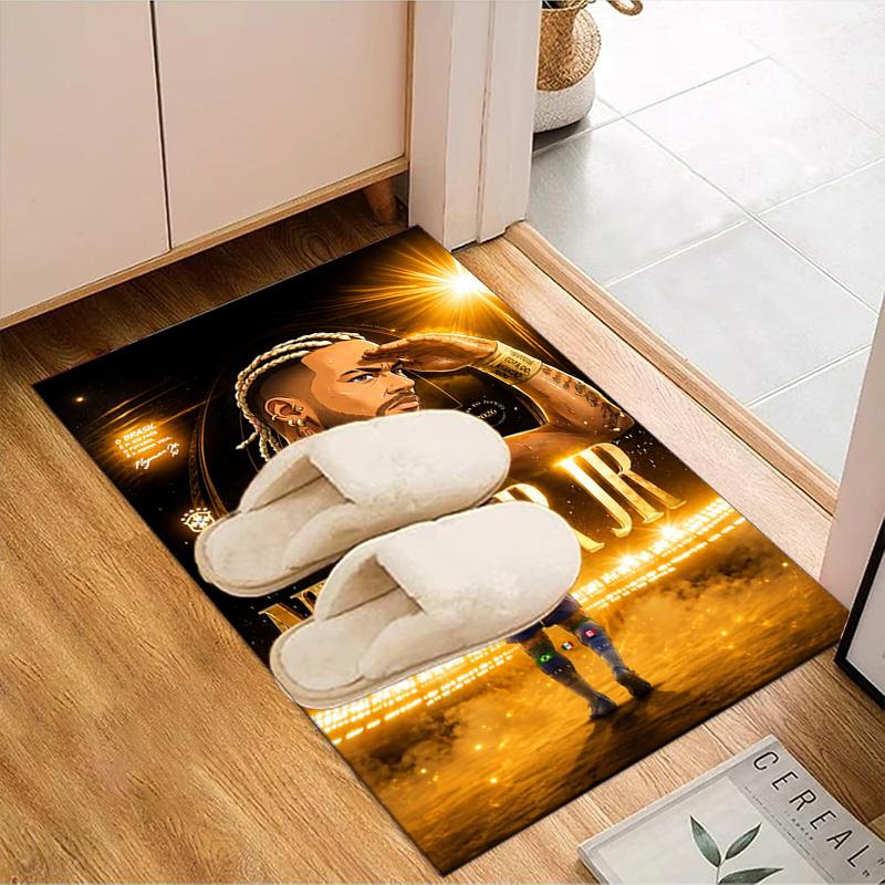Neymar Celebration Rug Game Carpet, Floor Mat for Bedroom Living Room Entryway Rug, Home Decor Idea Gift for Christmas birthday