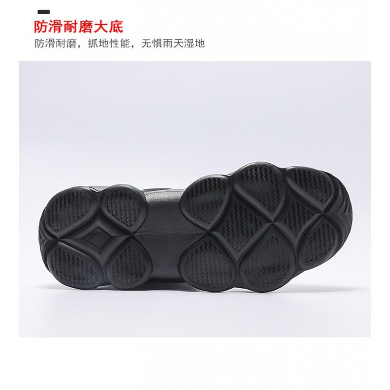 Mens High-Top Basketball Shoes Winter Breathable Flyknit Mesh Upper Slip-Resistant Lightweight Sport Sneakers