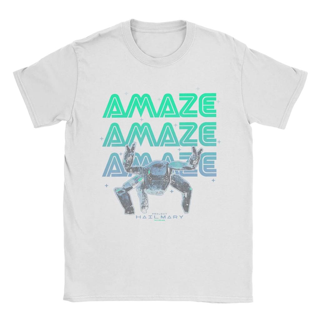 2026 Fashion Project Hail Mary Fist My Bump Rocky The Alien Poster High Quality T Shirt Summer Unisex Breathable TShirts Cotton