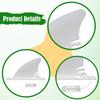 Surfboard Fin PVC Surf Spare Parts Professional Accessory for Inflatable Kayaks White