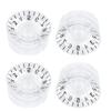 4Pcs Acrylic Bass Knobs Electric Guitar Volume Control Potentiometer Hat Guitar Accessories