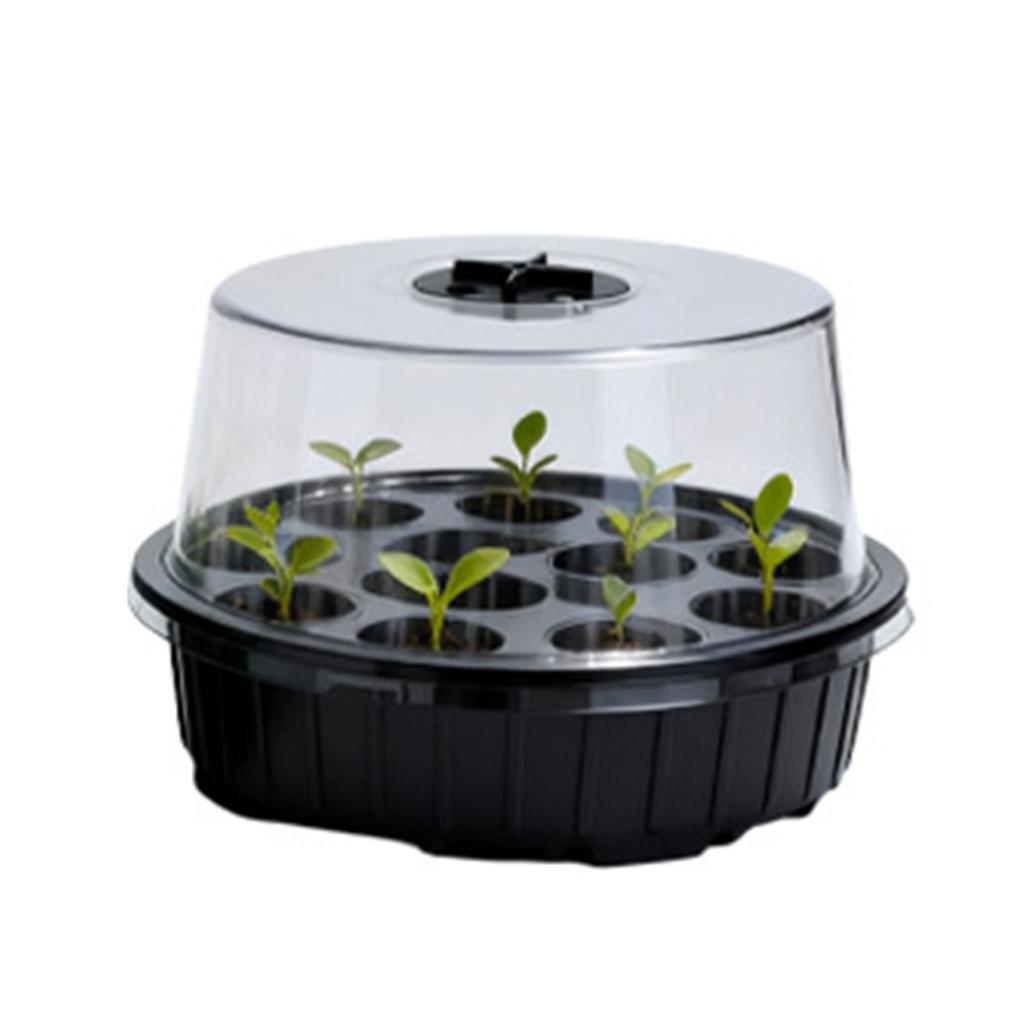 Plant Germination Tray Kit 13 Independent Cells Plant Starter Tray for Vegetable Flower Indoor Gardening