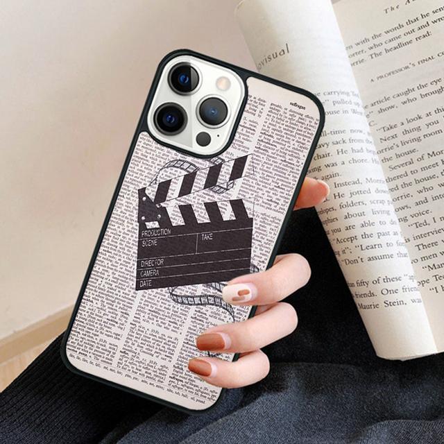 Film Movie Clapperboard Clapper Board Phone Case Back Cover for iPhone 17 Air 16 15 14 13 11 12 Pro Max Plus