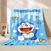 1PC Japanese Anime Doraemon Printed Blanket Flannel Fluffy Soft Blanket for Adult Kids Plush Sofa Bed Car Camping Luxury Gifts