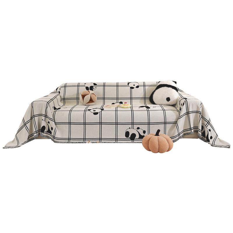2025 new four-season universal chenille sofa cover cartoon cute a whole full cover universal sofa cover