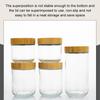 4piece Glass Spice Containers Set For Organized Kitchen Storage Solutions 10 Oz Containers With Lids