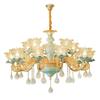 European-Style Ceramic Retro Atmospheric Chandelier For Living Room Bedroom Model Room Villa Duplex Floor Chandelier