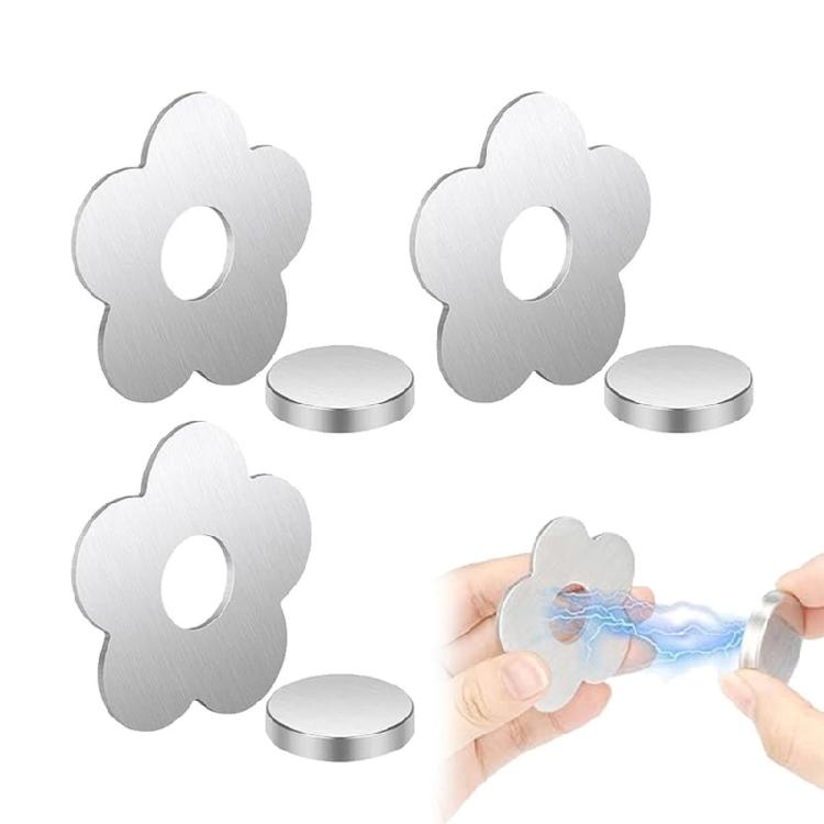 Magnetic Tablecloth Fastener Rustless Steel Rustproofed Quickly Installation For Parties Camping Office Use