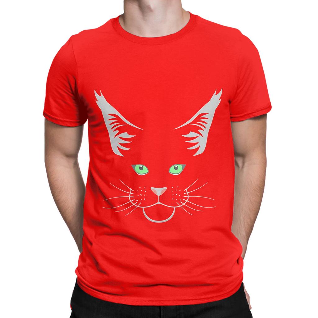 Maine Coon Head Funny Graphic 100 Cotton TShirt Maine Coon Tops Tees For Unisex