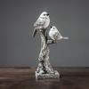 Nordic Vintage Resin Birds Statue Accessories Art Home Bedroom Desk Figurines Decoration Items Cafe Office Table Sculpture Decor