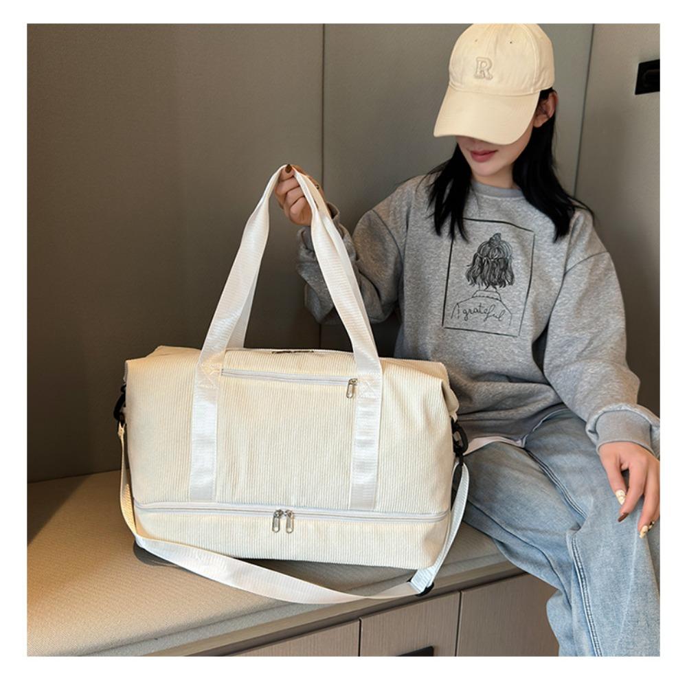 New short-distance out large-capacity portable travel bags for men and women large-capacity with shoes warehouse fitness bag can cover the tie rod