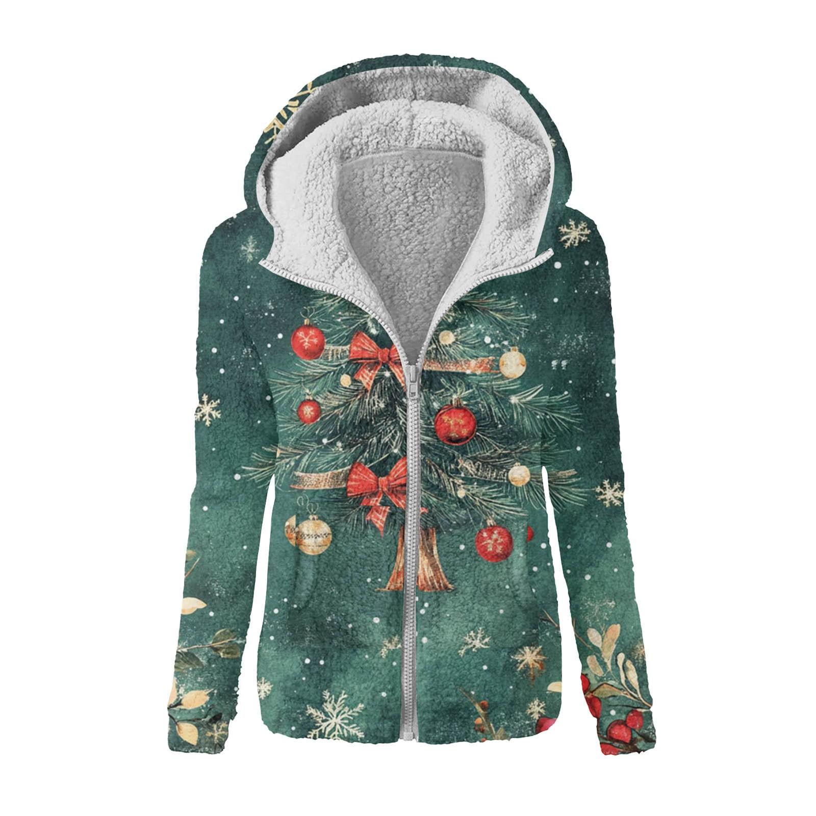 Женская модная толстовка с принтом, свободная плюшевая куртка с капюшоном на молнии M