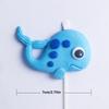 5PCS Under The Sea Cake Decoration Ocean Cake Topper Under The Sea Party Supplies Seahorse Crabs, Whales, TurtlesCake Decor