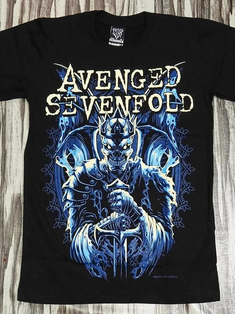 Alternative Metal Band Avenged Sevenfold A7X Graphic Print T-Shirt Streetwear Fashion Tee Women Men Casual Oversized Cotton Tops