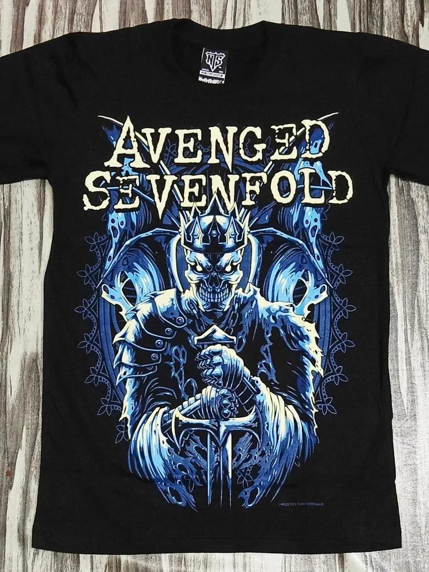 

Альтернативний Метал Гурт Avenged Sevenfold A7X Графічний Принт Футболка Вуличний Стиль Модна Футболка Жінки Чоловіки Повсякденний Великий Бавовняний Топ XXL білий