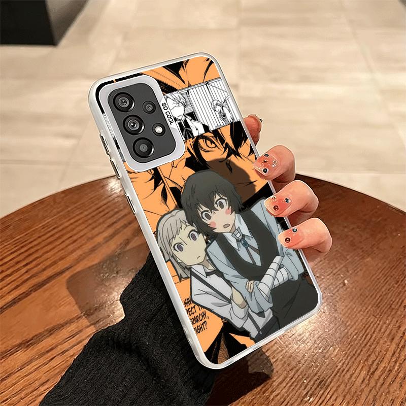 Bungo Stray Dogs Manga Soft Phone Case for Samsung A17 A16 A15 A14 A13 A57 A56 A55 A54 A53 A37 A36 A35 A34 A33 A26 A25 A24 A23 A