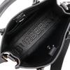 Burberry Geprägte Karo-Handtasche 2WAY-Umhängetasche schwarz Kalbsleder Damen Gebraucht