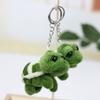 Cute Cartoon Mini Turtle Doll Keychain Pendant Girl Woman Bag Doll Plush Toy Key Ring Jewelry Small Gift Sea Animal Charm