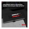 Rotring 500 Mechanical Pencil 0.5mm Shine Red 2218726 Metal Grip Lightweight Resin Body Low Center of Gravity Stable Writing Comfortable for Long