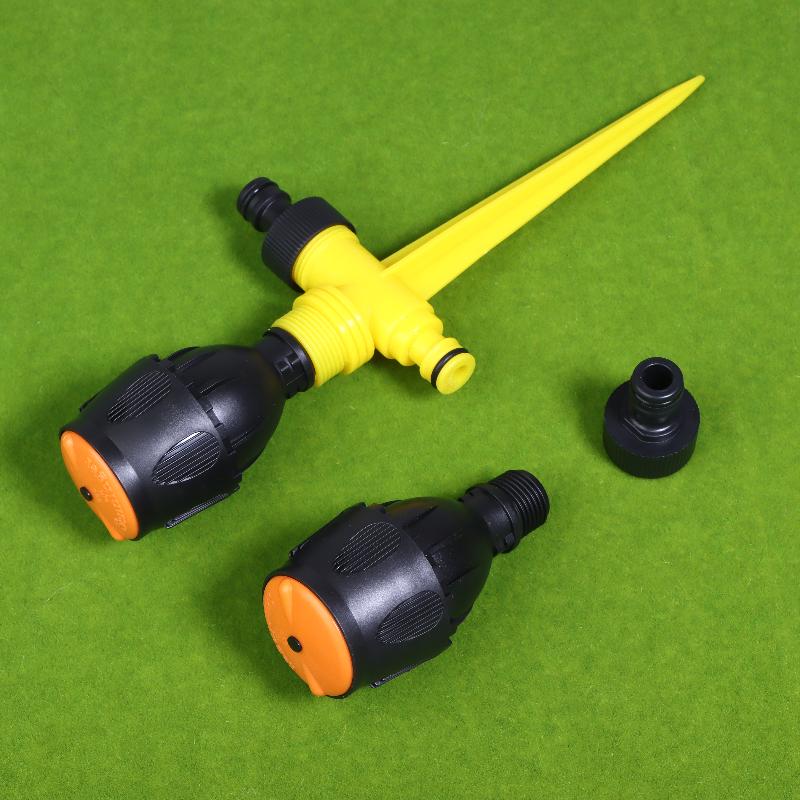 2 Sets/lot Garden Sprinkler 360 Degree Rotation Irrigation Watering System Plant Watering Sprinkler For Agriculture Lawn Farm