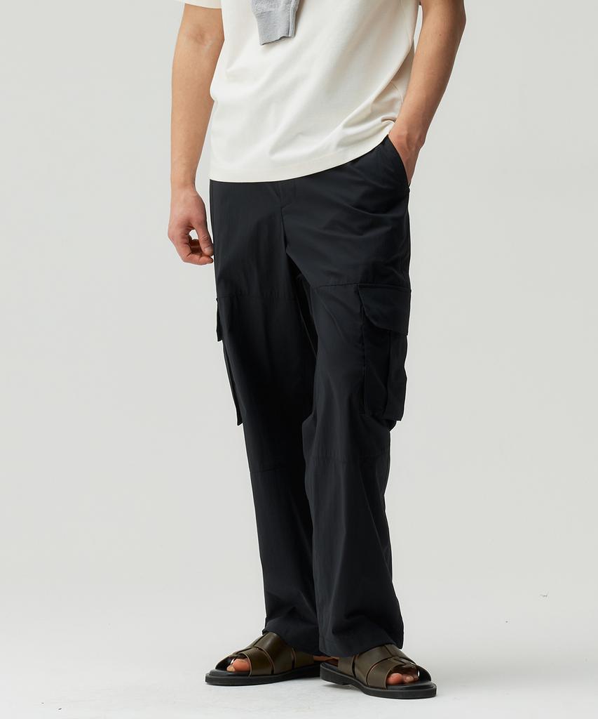 MINDBRIDGE Wide Cargo Full Elastic Waist Pants