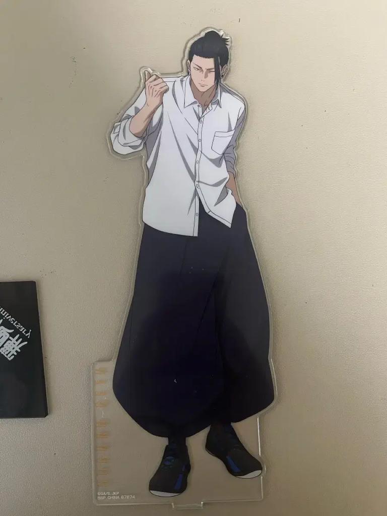 Ichiban Lottery Jujutsu Rotation 5th Anniversary Koozie F Prize Getosuguru Acrylic Stand Used