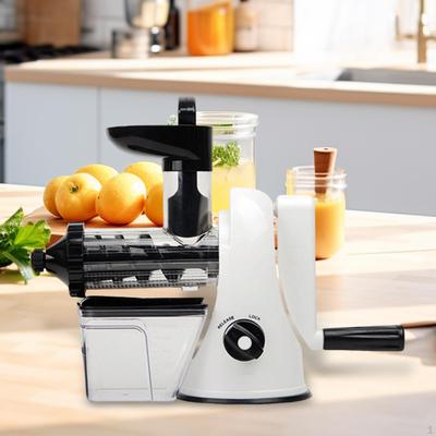 Manual Hand Crank Juicer Fresh Juice Extractor Camping Home Use Easy To Operate Portable Fruit