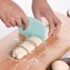 2pcs Dough Scraper Bowl Food-safe Plastic Dough Cutter Flexible Bench Multipurpose Food Scrappers For Bread Dough.