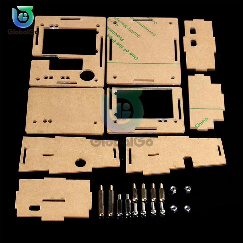 GM328B Mega328 LCR-T4 Box Clear Acrylic LCR-T3 Case Shell Housing For LCR-T4 Transistor Tester ESR SCR/MOS LCR T4