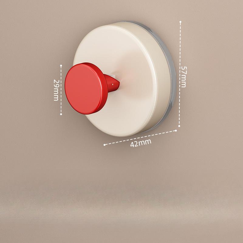 Sugkoppskrok Inget behov av att borra hål Krok för kappa Väggmonterad Stark bärförmåga Självhäftande krok Spårlös badrumskrok