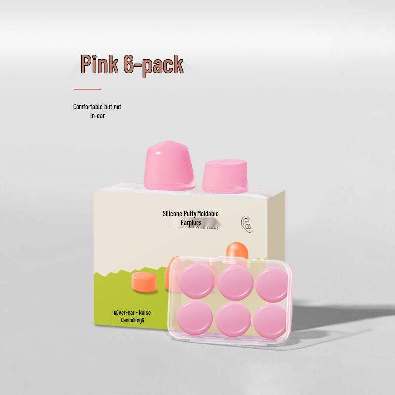 Silicone Noise-Cancelling Earplugs for Sleeping & Swimming (Waterproof, Soundproof, In Stock)