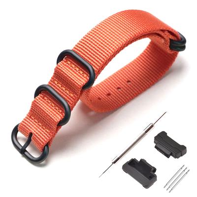 Replacement Nylon Watch Band for and with Black [XYTYJQ] G-SHOCK GA-100/110/120/150/200/300, GD-100/110/120/G-8900, DW-5600, GM-M5610, DM-6900,
