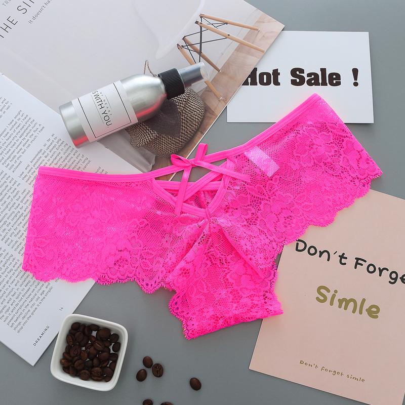 

Женские бесшовные трусики, женское нижнее белье, сексуальное кружевное белье, стринги, стринги K77 one size ярко-розовый