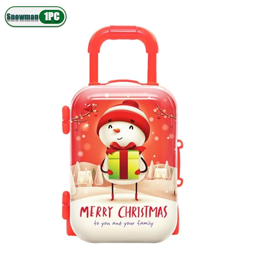 

1-30PCS Christmas Mini Trolley Candy Boxes Cartoon Cute Coin Purse Children’s Holiday Gift Boxes Christmas Decor Supplies