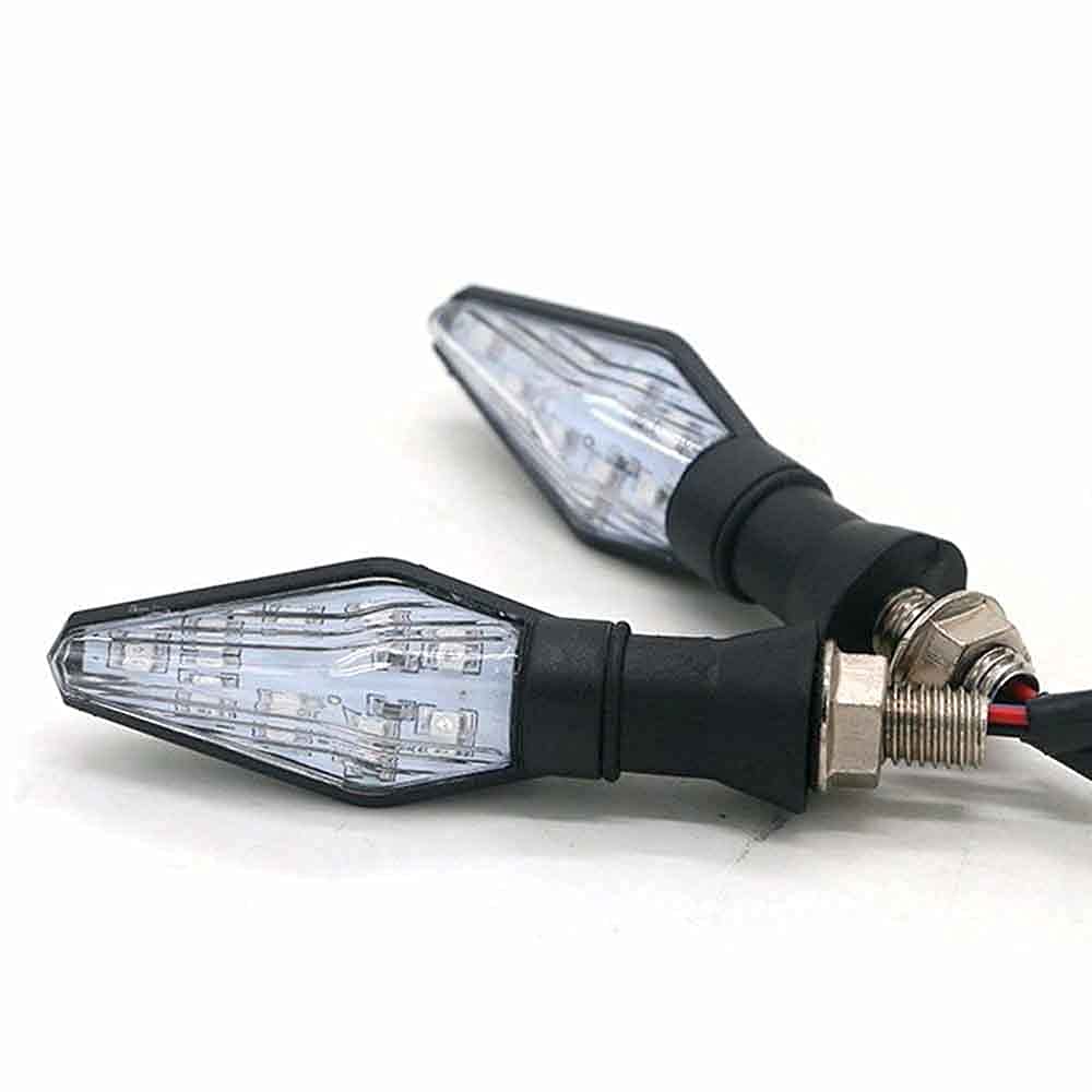 JIAHER Motorcycle Turn Signal LED 2 Color Turn Signal Motorcycle Turn Light - 4
