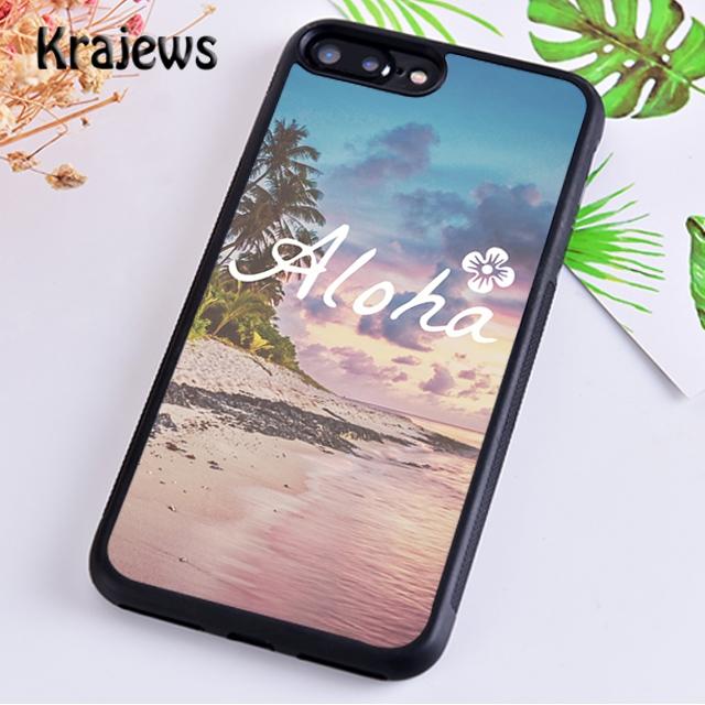 Aloha Hawaii Hawaiian Beach Palms For iPhone 17 Air 16 Phone Case Cover 15 14 Plus 12 13 Pro Max Fundas