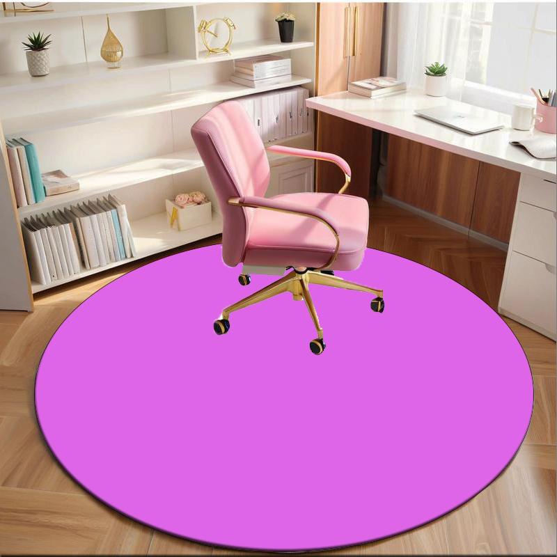 Colorful Round Carpet Chair Cushion Round Entryway Rug, Soft Round Rugs for Living Room, Bedroom, Circle Carpet Decor Gifts