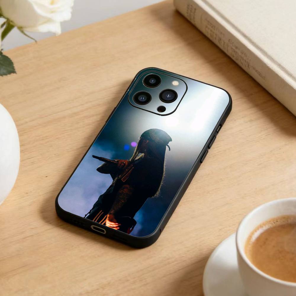 Singer Young L-Miko Phone Case For iPhone 16,15,14,13,12,17,Pro Max,Plus Silicone Black Case