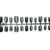 Black Fireworks Cat Eye Press-On Nails - Short, Removable Nail Art