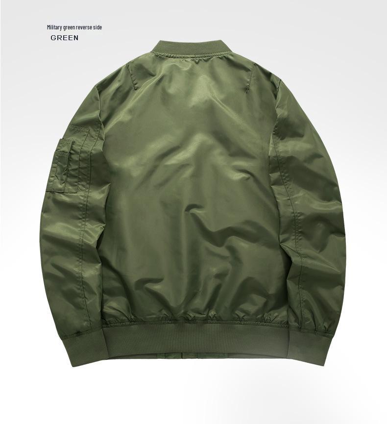 2019 Übergröße Herren Casual Stehkragen Air Force One MA01 Pilot Baseballjacke