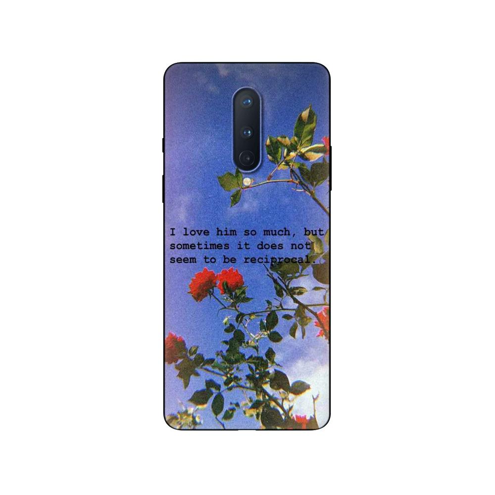 For OnePlus 8 Case For OnePlus 8 Pro Case For OnePlus 8T Case Silicon Phone Back Cover For One Plus 8 T 8Pro 5G Black Tpu Case