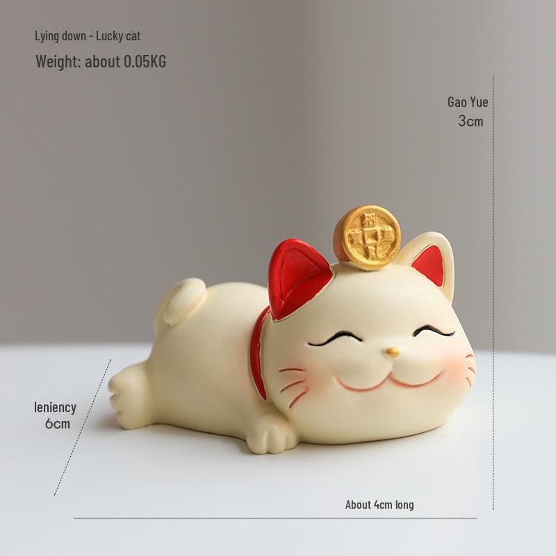 Creative Lucky Cat Car Console and Home Decoration